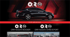 Desktop Screenshot of orrnissan.com